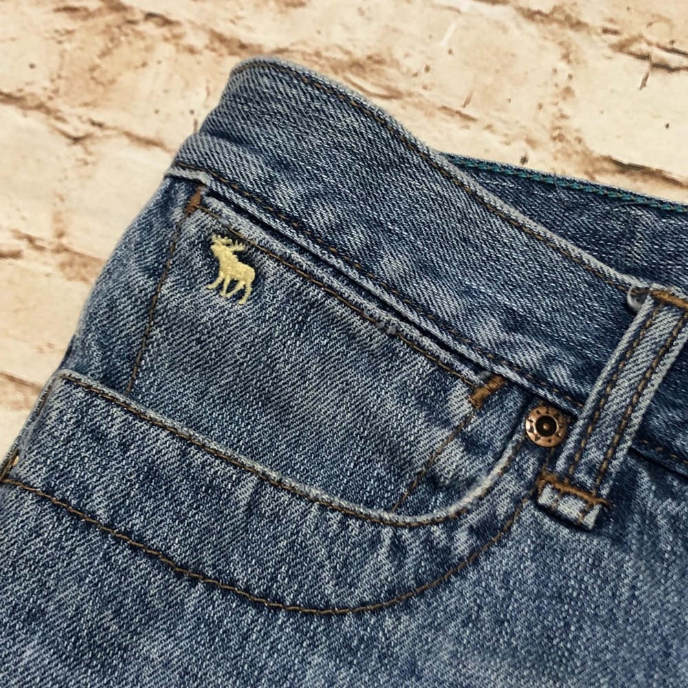 A+F Denim Cutoff Blue Jean Shorts - Picture 3 of 8